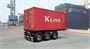 3887  автомобили и мотоциклы  Прицеп Tecnokar 20 Container Trailer  (1:24) 8001283038874