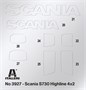 3927  автомобили и мотоциклы  Scania S730 HIGHLINE 4x2  (1:24) 8001283039277