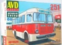4034AVD  автомобили и мотоциклы  Автобус Р@Ф-251  (1:43) 4610045040341