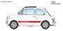 4705  автомобили и мотоциклы  FIAT Abarth 695SS/Assetto Corsa  (1:12) 8001283047050