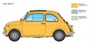 4715  автомобили и мотоциклы  Fiat 500 F Upgraded Edition  (1:12) 8001283047159
