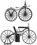 DMS-35064  техника и вооружение  1866 P. Lallement velocipede / 1867 Roper steam motorcycle  (1:35) 2000000259840