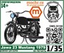 DMS-35168  автомобили и мотоциклы  Jawa 23 Mustang 1979  (1:35) 2000002158073