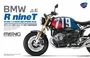 MT-003t  автомобили и мотоциклы  BMW R nineT Option 719 Mars Red/ Cosmic Blue (pre-coloured)  (1:9) 4897038553280