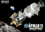 50375  космос  Apollo 11 "Lunar Approach" CSM "Columbia" + LM "Eagle"  (1:72) 89195503756