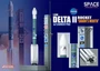 56334  космос  Delta II Rocket "Shark's Mouth" w/Launch Pad  (1:400) 89195563347