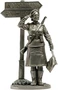 WW2-20  миниатюра  Военная регулировщица, ефрейтор Красной Армии. 1945. СССР 2000000091518