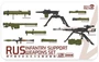 2009  наборы для диорам  RUS Infantry Support Weapons Set  (1:35) 6974715830280