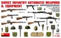 35154  наборы для диорам  SOVIET INFANTRY AUTOMATIC WEAPONS & EQUIPMENT  (1:35) 4820041103005