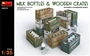 35573  наборы для диорам  MILK BOTTLES & WOODEN CRATES  (1:35) 4820183310682