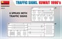 35631  наборы для диорам  TRAFFIC SIGNS. KUWAIT 1990’s  (1:35) 4820183313829