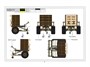 35GM0037  наборы для диорам  British Ammo Boxes & Transport Trailer  (1:35) 4892667350378