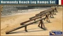 35GM0083  наборы для диорам  Normandy Beach Log Ramps Set  (1:35) 4892667350835