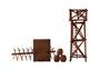 6180  наборы для диорам  THE LAST OUTPOST 1754-1763 FRENCH AND INDIAN WAR  (1:72) 8001283061803
