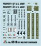 6516  наборы для диорам  20’ Military Container  (1:35) 8001283065160