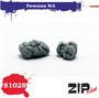 81028  наборы для диорам  Рюкзаки №2 (2шт.)   (1:35) 2000000087122