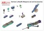 AZ7860  наборы для диорам  German Luftwaffe Weapons set and Accessories  (1:72) 8592942278606