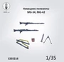 CS35216  наборы для диорам  Mg 34 + Mg 42, Немецкие пулемёты и комплект зип  (1:35) 2000002190196
