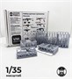 DMA350026  наборы для диорам  Набор ручных пулемётов России, 18 штук  (1:35) 2000002195689