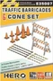 E35007  наборы для диорам  Traffic Barricades & Cone Set  (1:35) 4710205350072