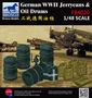 FB4020  наборы для диорам  German WWII Jerrycans & Oil Drums  (1:48) 6970162330274