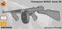 KMC6006  наборы для диорам  Томпсон М1921 drum 50  (1:6) 2000002186731