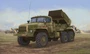 01014  техника и вооружение  Russian BM-21 Hail MRL -Late  (1:35) 9580208010144