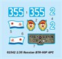 01542  техника и вооружение  Russian BTR-60P APC  (1:35) 9580208015422