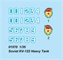 01570  техника и вооружение  Soviet KV-122 Heavy Tank  (1:35) 9580208015705