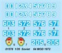 01578  техника и вооружение  Soviet Танк 64 MOD 1972  (1:35) 9580208015781