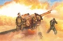 02334  техника и вооружение  Soviet D74 122 mm Field Gun  (1:35) 9580208023342