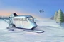 02356  техника и вооружение  Soviet Aerosan KM-4  (1:35) 9580208023564