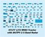 07177  техника и вооружение  M983 Tractor & AN/TPY-2 X Band Radar  (1:72) 9580208071770