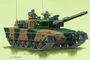 07219  техника и вооружение  JAPAN TYPE90 TANK  (1:72) 9580208072197