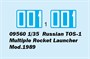 09560  техника и вооружение  Russian TS-1 Multiple Rocket Launcher Mod.1989  (1:35) 9580208095608