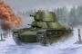 09591  техника и вооружение  Soviet T-100Z Heavy Tank  (1:35) 9580208095912