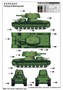 09591  техника и вооружение  Soviet T-100Z Heavy Tank  (1:35) 9580208095912