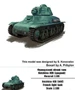 100031  техника и вооружение  Французский легкий танк Hotchkiss H35 (средний)  (1:100) 2000000168746