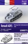 100071  техника и вооружение  Renault ADF1 French squdron command tank  (1:100) 2000000218113