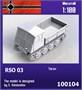 100104  техника и вооружение  RSO 03 German tractor  (1:100) 2000000218427