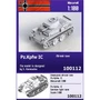 100112  техника и вооружение  Немецкий лёгкий танк Pz.Kpfw. IC  (1:100) 2000000226460