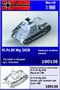 100136  техника и вооружение  Kl.Pz.Bf.Wg 2KIB German Light Command Tank  (1:100) 2000000257365