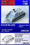 100136  техника и вооружение  Kl.Pz.Bf.Wg 2KIB German Light Command Tank  (1:100) 2000000257365