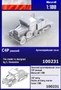 100231  техника и вооружение  Польский артиллерийский тягач C4P (ранний)  (1:100) 2000002150060