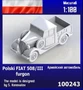 100243  техника и вооружение  Польский автомобиль Polski FIAT 508/II furgon  (1:100) 2000002150251