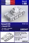 100247  техника и вооружение  Французский лёгкий танк Renault R35 с башней FCM  (1:100) 2000002165279