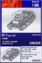 100259  техника и вооружение  Советский лёгкий танк БТ-7 обр. 1937 г. с радио  (1:100) 2000002165330