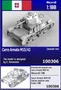 100306  техника и вооружение  Итальянский средний танк Carro Armato M15/42  (1:100) 2000002193807