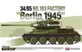 13295  техника и вооружение  Танк-34/85 No.183 Factory "Berlin 1945"  (1:35) 8809258924654