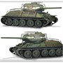 13295  техника и вооружение  Танк-34/85 No.183 Factory "Berlin 1945"  (1:35) 8809258924654
